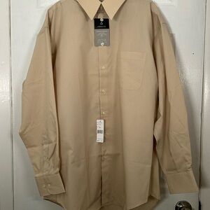Claiborne Men's Light Tan Dress Shirt